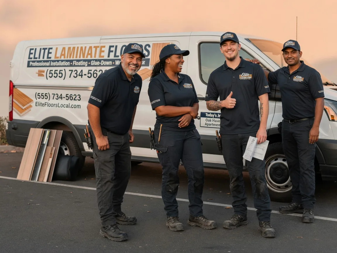 Laminate flooring installation company in Jenks, OK